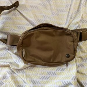 Brown 1L lululemon sling bag